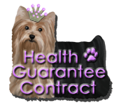 Pup E Palace's Health Guarantee/Contract